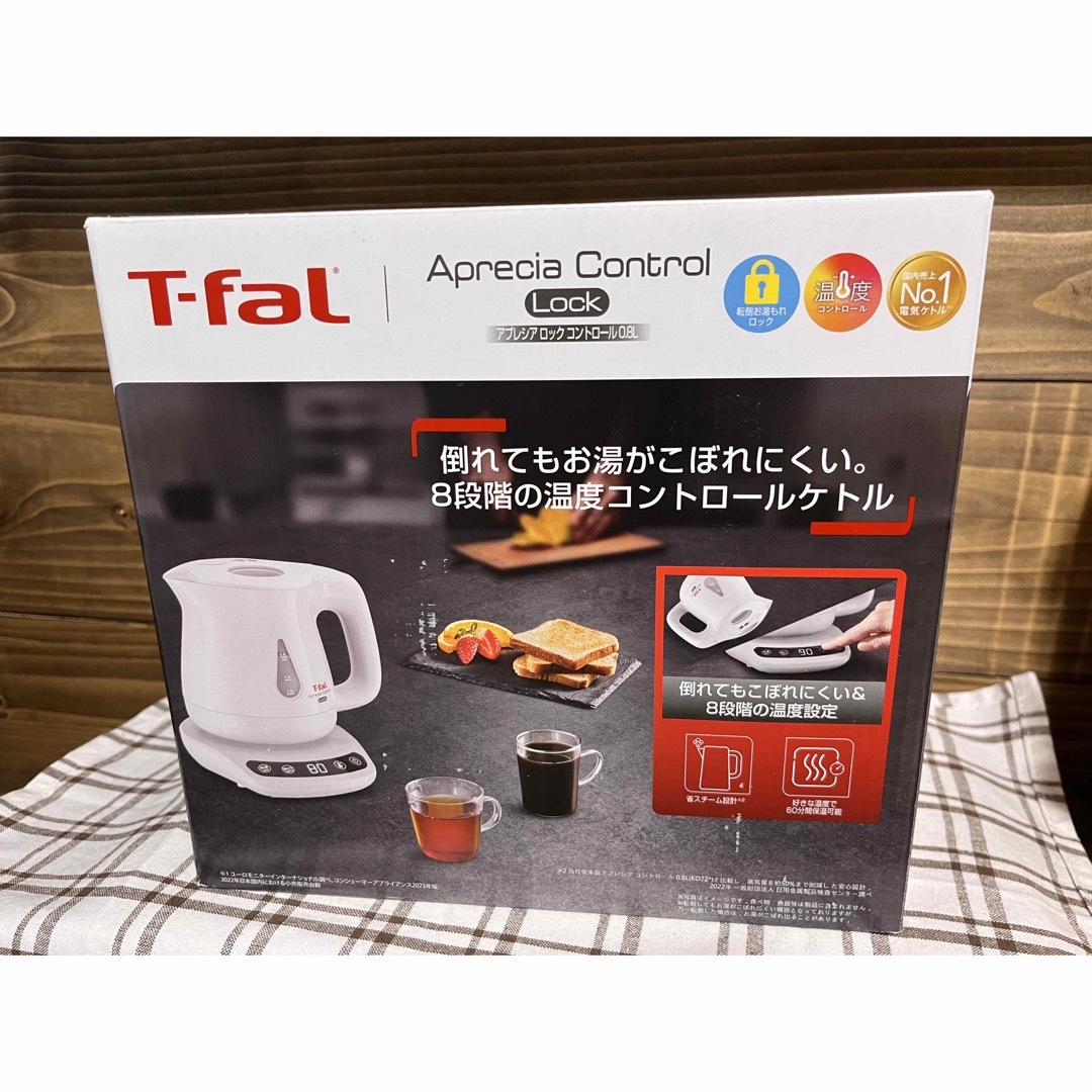 T-fal(ティファール)のT-faL ティファール アプレシアロックコントロール 0.8L スマホ/家電/カメラの生活家電(電気ケトル)の商品写真