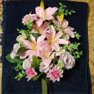 仏花、お供え花　お花のみ　ピンク百合　専用ページ(その他)