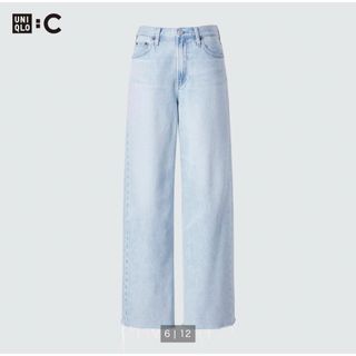 ユニクロ(UNIQLO)の25【新品未使用】ユニクロC ワイドストレートジーンズ (デニム/ジーンズ)