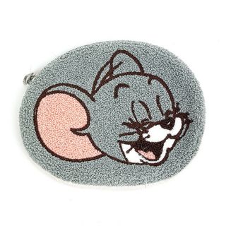 トムとジェリー タフィー スマイルフェイスサガラポーチ（グレー） Tom and JERRY(ボディバッグ/ウエストポーチ)