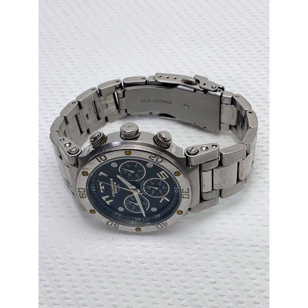 TECHNOS(テクノス)のT968 テクノス 腕時計 クロノグラフクォーツ 黒文字盤 TBM669 メンズの時計(腕時計(アナログ))の商品写真