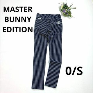 マスターバニーエディション(MASTER BUNNY EDITION)のマスターバニー　0/S シアサッカー　ロングパンツ　ストライプ　ネイビー(ウエア)