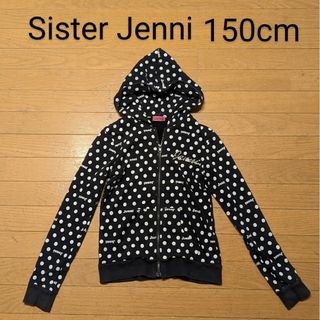 ジェニィ(JENNI)のsisterjenni シスタージェニィ　パーカー　上着　ドット　150cm(Tシャツ/カットソー)