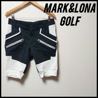 MARK&LONA　マーク&ロナ　メンズ　Lサイズ　ゴルフ　ハーフパンツ
