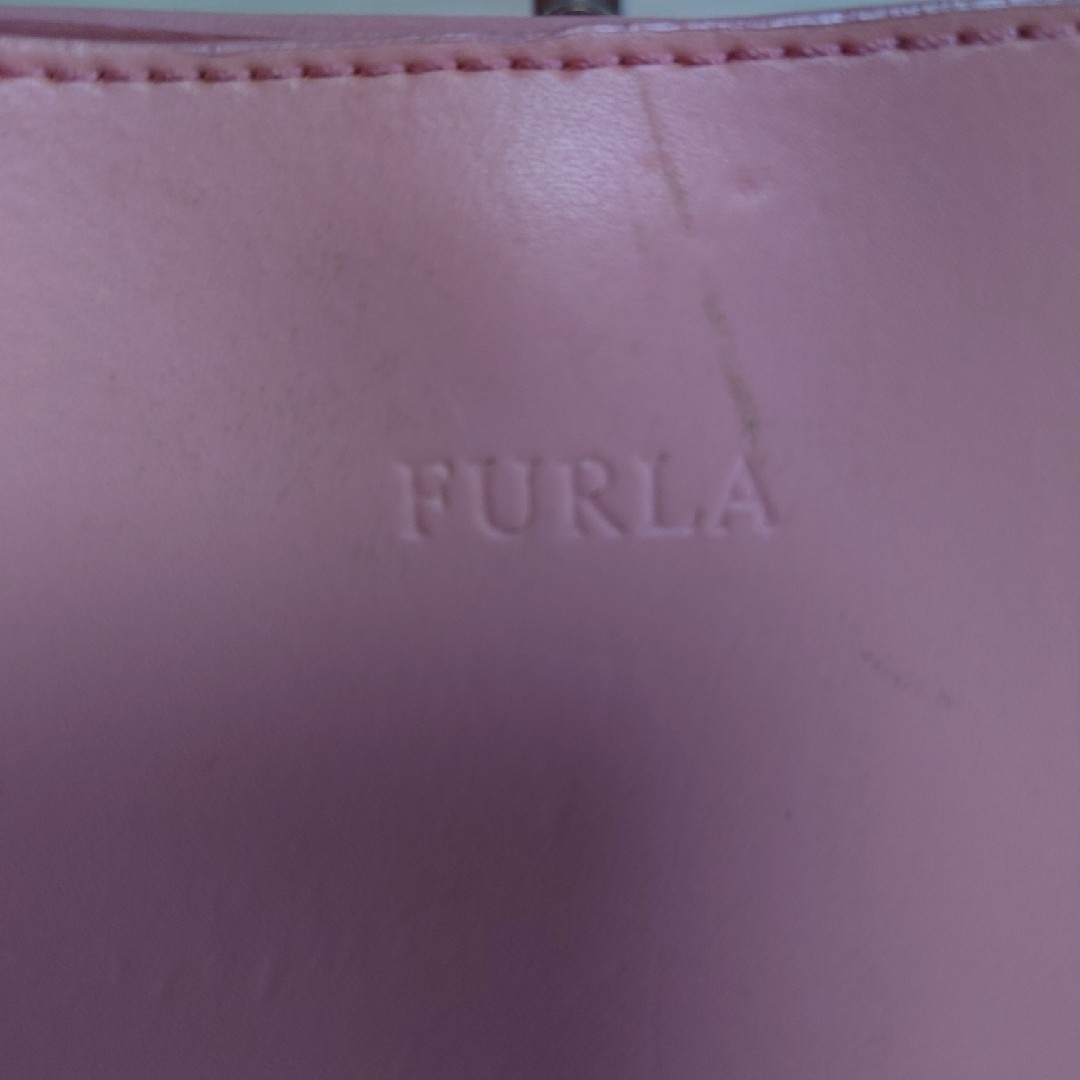 Furla(フルラ)のFURLA フルラ トートバッグ 腕掛け レザー 本革 イタリア製 上品 ピンク レディースのバッグ(トートバッグ)の商品写真