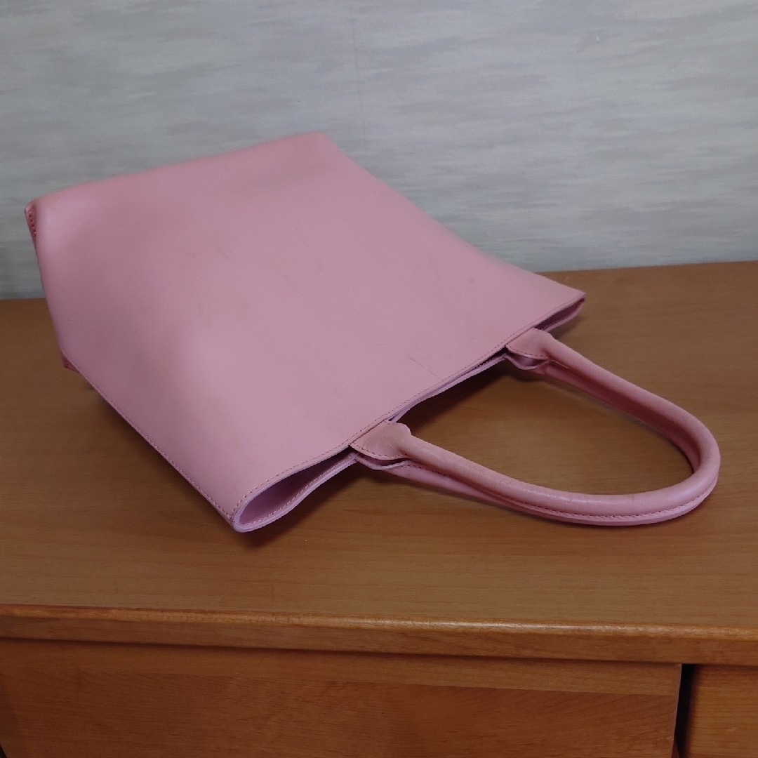 Furla(フルラ)のFURLA フルラ トートバッグ 腕掛け レザー 本革 イタリア製 上品 ピンク レディースのバッグ(トートバッグ)の商品写真