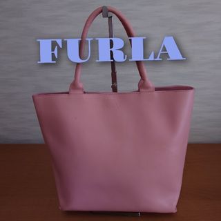 フルラ(Furla)のFURLA フルラ トートバッグ 腕掛け レザー 本革 イタリア製 上品 ピンク(トートバッグ)