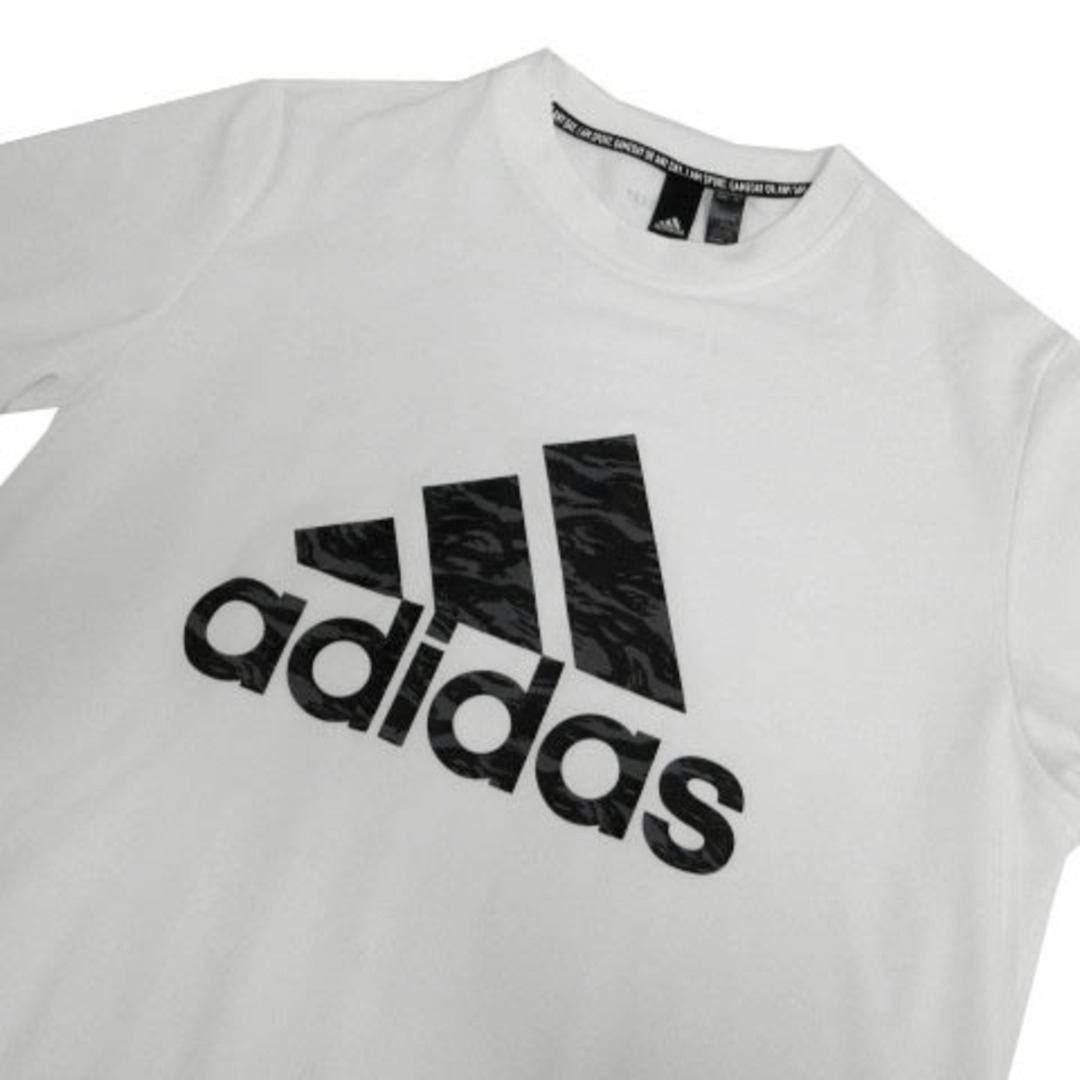 adidas(アディダス)のアディダス 半袖機能Tシャツ MMHBOSGRFXTEE GN0797 白 M スポーツ/アウトドアのスポーツ/アウトドア その他(その他)の商品写真