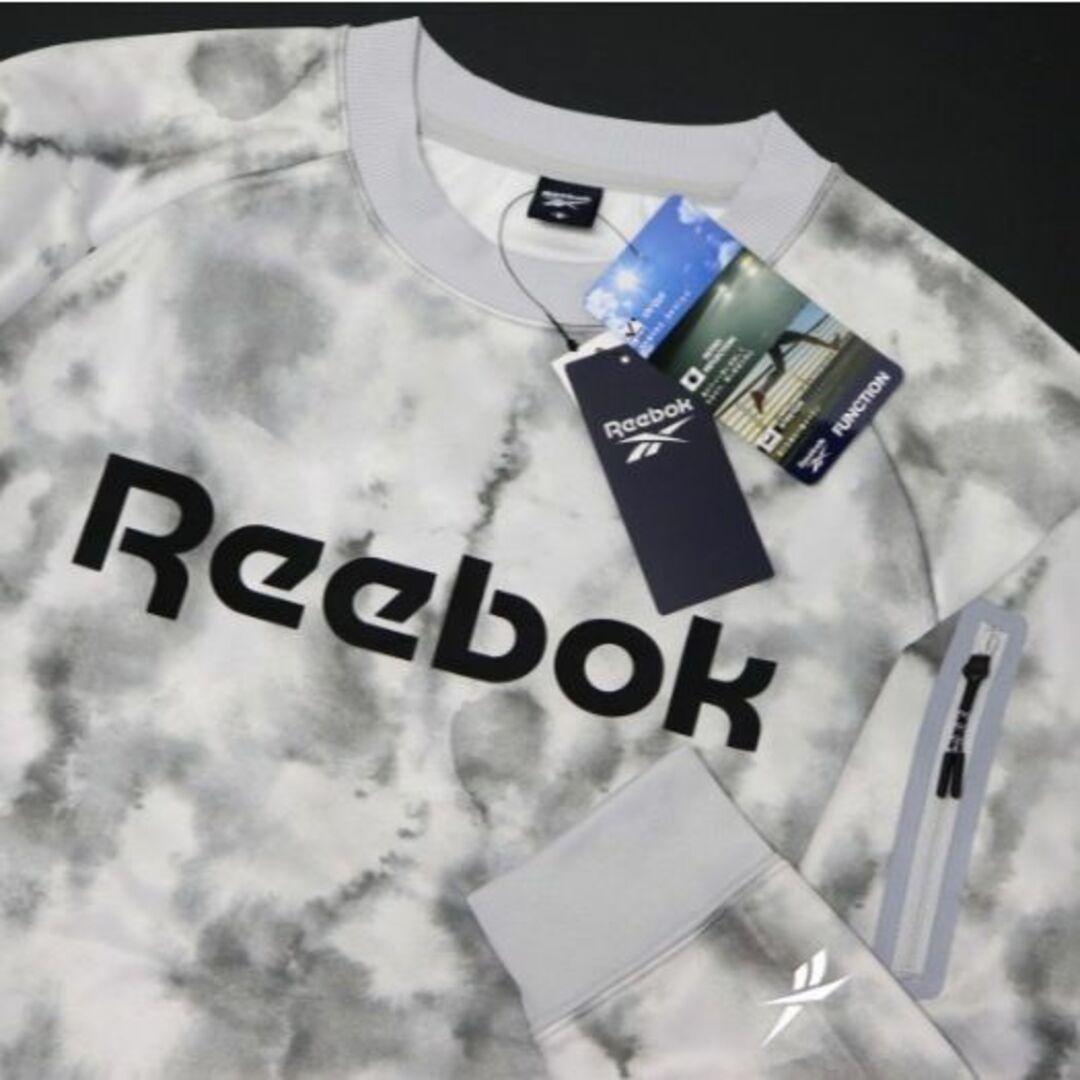 Reebok(リーボック)の【新品】リーボック 裏起毛 暖かい 機能性抜群 ジャケット ポケット付 迷彩 M メンズのトップス(スウェット)の商品写真