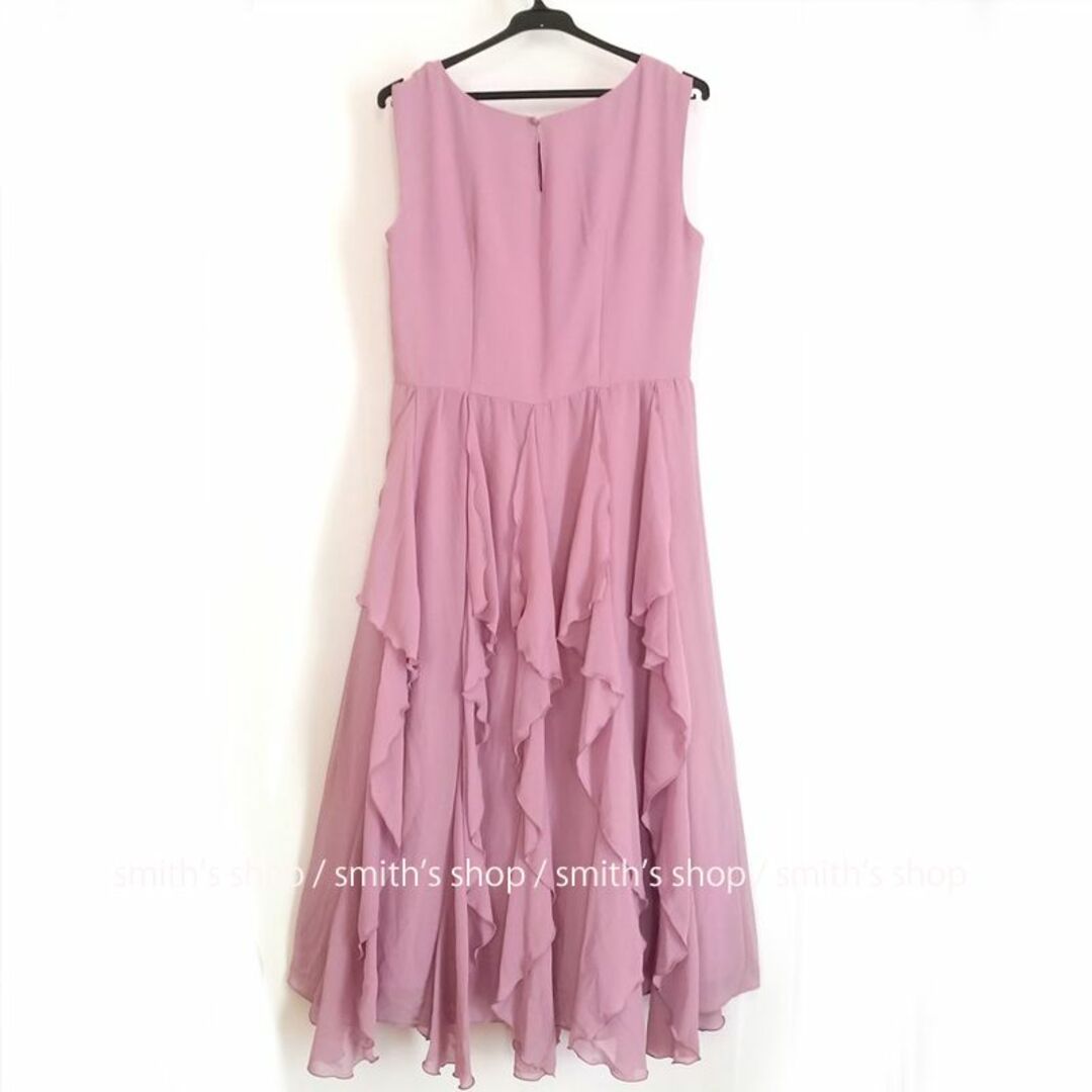 axes femme(アクシーズファム)のaxes femme ラッフルスカートドレス 淡ピンク レディースのフォーマル/ドレス(ロングドレス)の商品写真