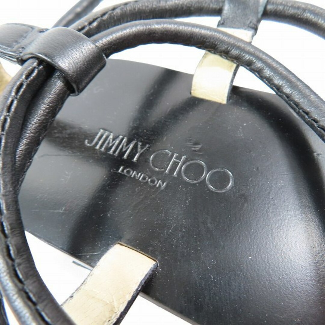 JIMMY CHOO(ジミーチュウ)のジミーチュウ JIMMY CHOO グラディエーターサンダル レースアップ レディースの靴/シューズ(サンダル)の商品写真