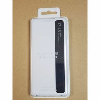 サムスン(SAMSUNG)のGalaxy S20+ Puls CLEAR VIEW カバー ホワイト 純正品(Androidケース)