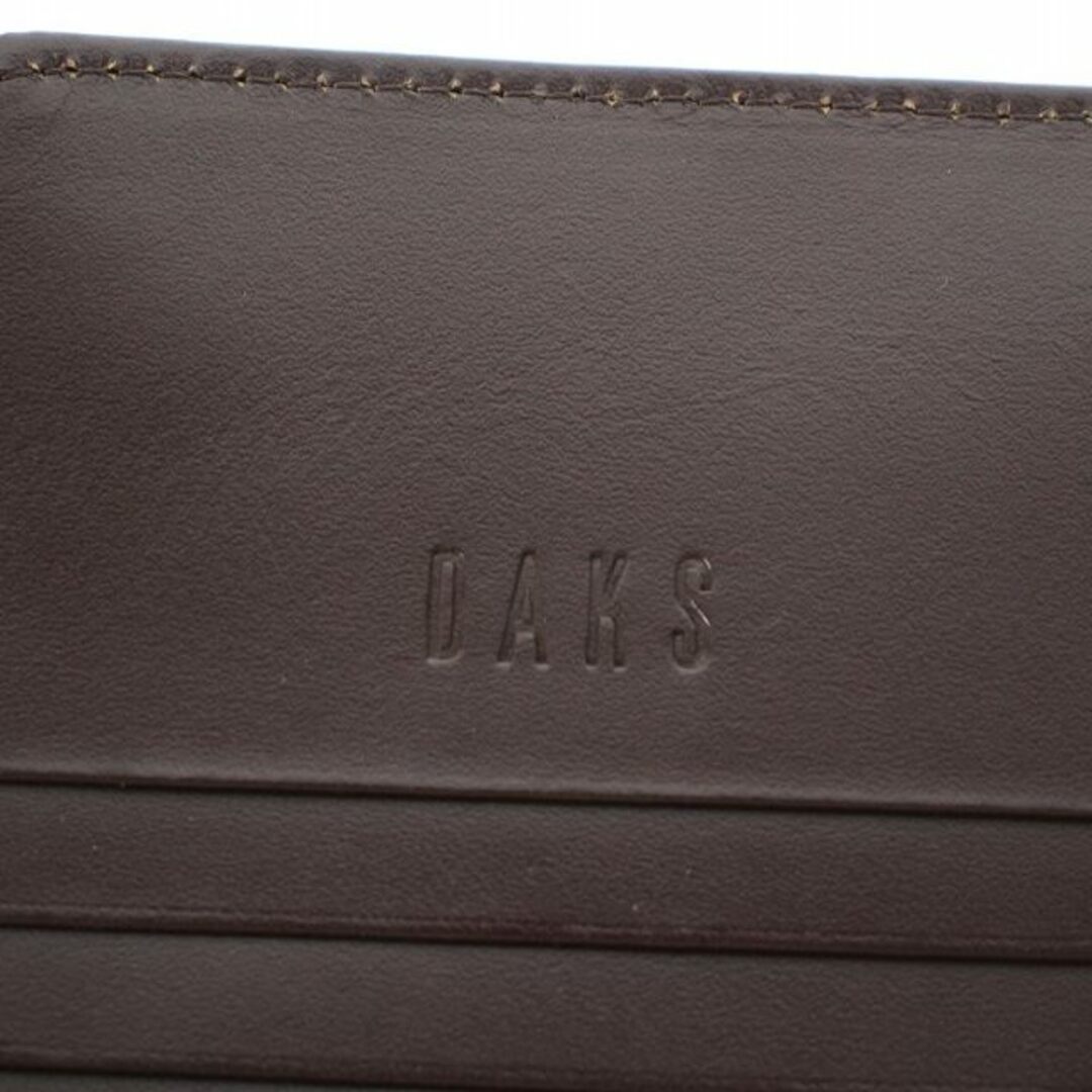 DAKS - ダックス DAKS 長財布 二つ折り ペイズリー 総柄 ロゴ金具