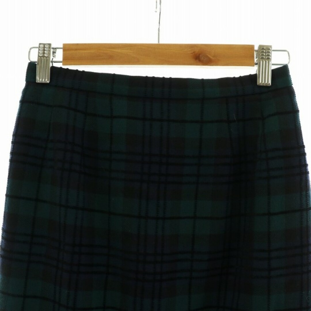 バーバリーズ タイトスカート ミドル チェック柄 40 緑 FXA40-762 レディースのスカート(ひざ丈スカート)の商品写真
