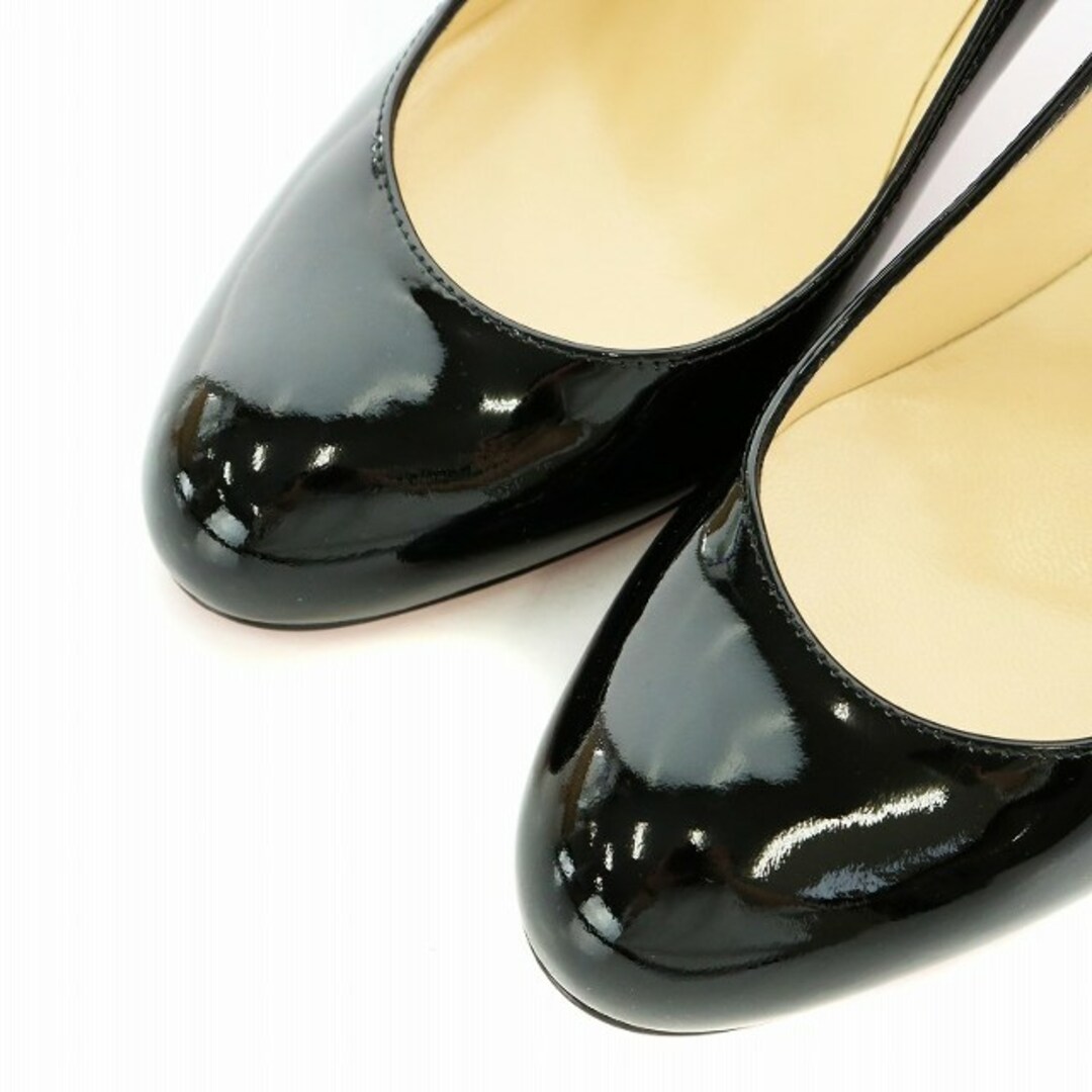 Christian Louboutin(クリスチャンルブタン)のクリスチャンルブタン パンプス ピンヒール パテントレザー エナメル 36 黒 レディースの靴/シューズ(ハイヒール/パンプス)の商品写真