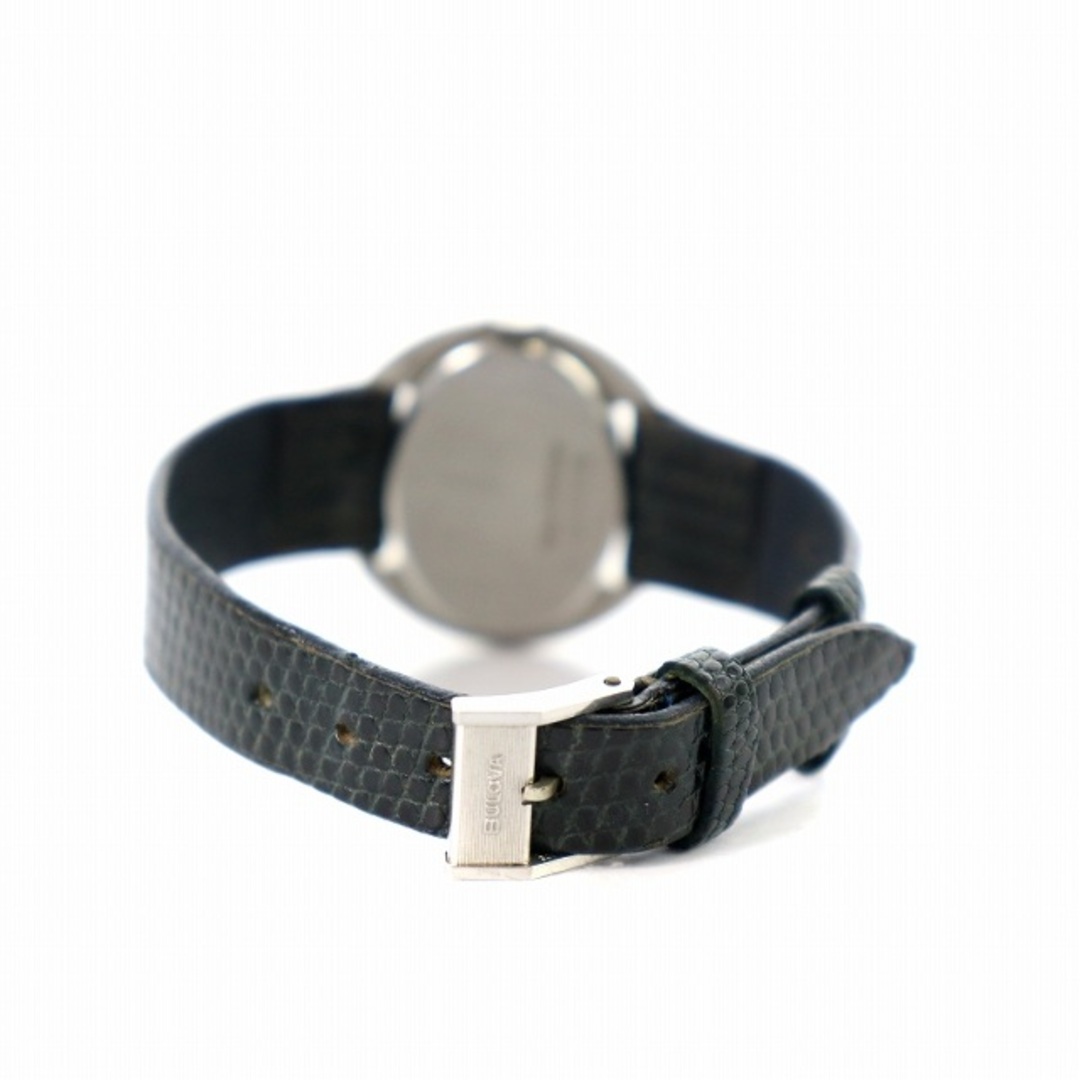 Bulova(ブローバ)のブローバ ヴィンテージ N3 腕時計 手巻き 青文字盤 レザーベルト SS レディースのファッション小物(腕時計)の商品写真