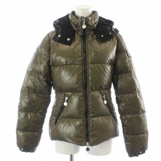 モンクレール(MONCLER)のモンクレール BADIA ダウンジャケット デカワッペン 0 S カーキ(ダウンジャケット)