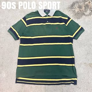 ポロラルフローレン(POLO RALPH LAUREN)の＊7421 90s POLO SPORT ポロスポーツ　ボーダー　ポロシャツ(ポロシャツ)