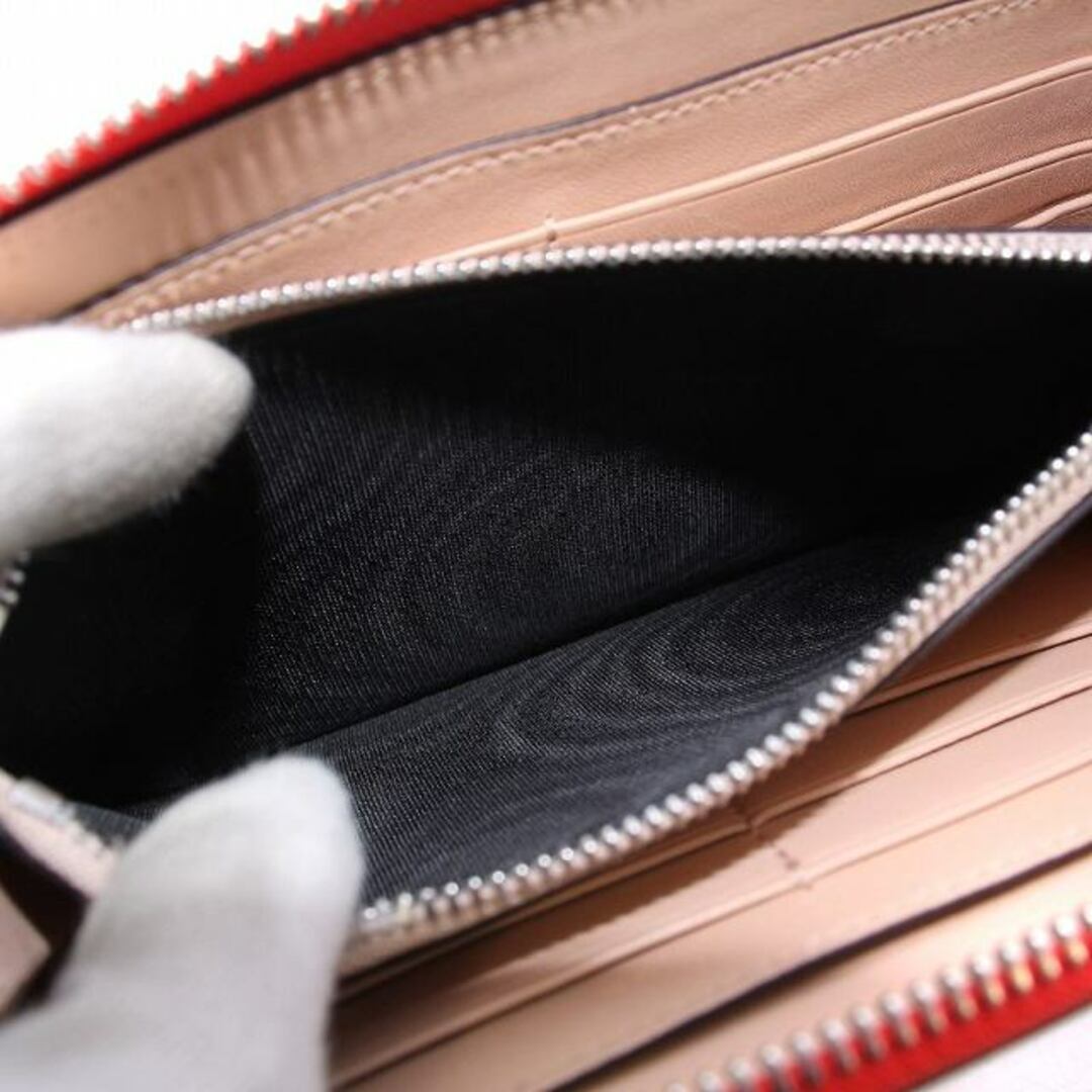 GIVENCHY(ジバンシィ)のジバンシィ 長財布 ウォレット ラウンドファスナー レザー 4G フォージー 赤 レディースのファッション小物(財布)の商品写真