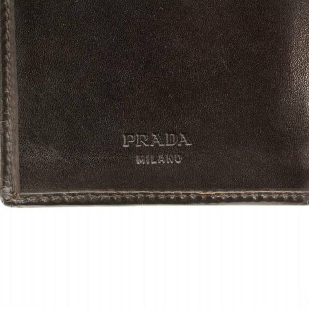 PRADA(プラダ)のプラダ PRADA 手帳カバー 6穴バインダー レザー 茶 ブラウン インテリア/住まい/日用品の文房具(その他)の商品写真