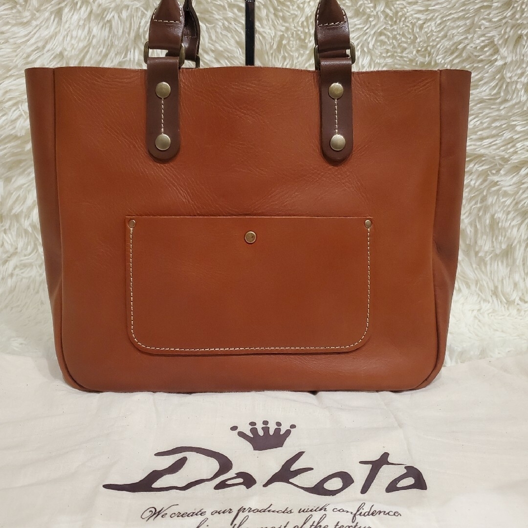 Dakota(ダコタ)の美品 Dakota ダコタ トートバッグ ミニバッグ付き レザー A4 ブラウン レディースのバッグ(トートバッグ)の商品写真