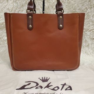 ダコタ(Dakota)の美品 Dakota ダコタ トートバッグ ミニバッグ付き レザー A4 ブラウン(トートバッグ)