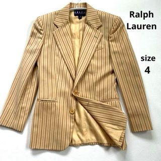 ラルフローレン(Ralph Lauren)の【ラルフローレン】テーラードジャケット ストライプ(テーラードジャケット)