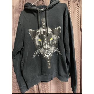 マルセロブロン(MARCELO BURLON)のマルセロバーロンジャガー黒豹パーカー希少rare(パーカー)