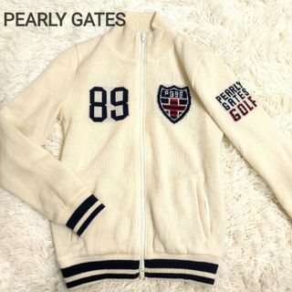 パーリーゲイツ(PEARLY GATES)のPEARLY GATES  パーリーゲイツ ニットフルジップパーカー(ウエア)