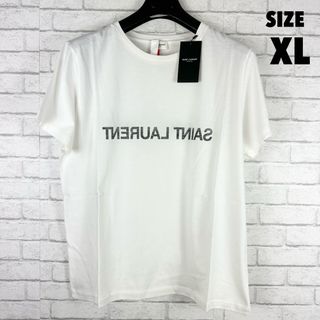 サンローラン(Saint Laurent)の新品100%本物 SAINTLAURENT リバース Tシャツ サンローラン(Tシャツ/カットソー(半袖/袖なし))