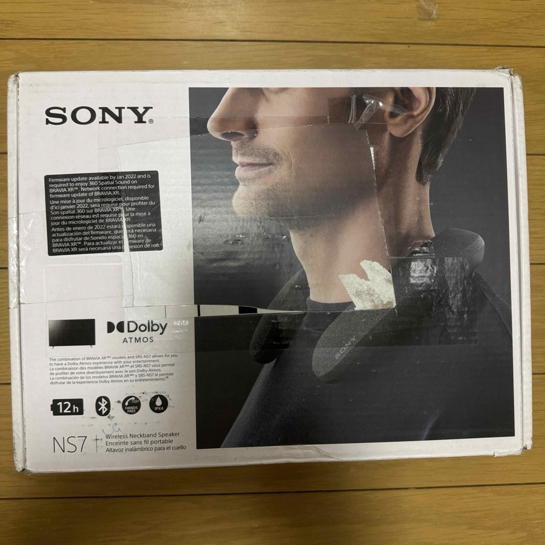 SONY(ソニー)のSONY ワイヤレス ネックバンドスピーカー SRSNS7 スマホ/家電/カメラのオーディオ機器(スピーカー)の商品写真