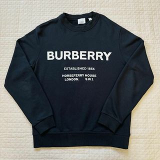 バーバリー(BURBERRY)のバーバリー BURBERRY スウェット トーレナー ロゴプリント ブラック(スウェット)