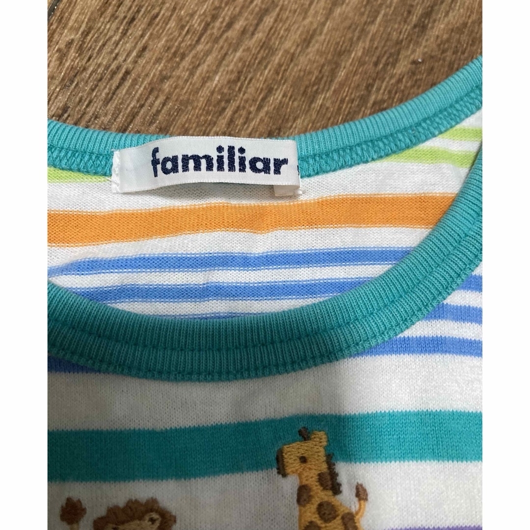 familiar(ファミリア)の90サイズ　ファミリア　familiar タンクトップ キッズ/ベビー/マタニティのキッズ服男の子用(90cm~)(Tシャツ/カットソー)の商品写真