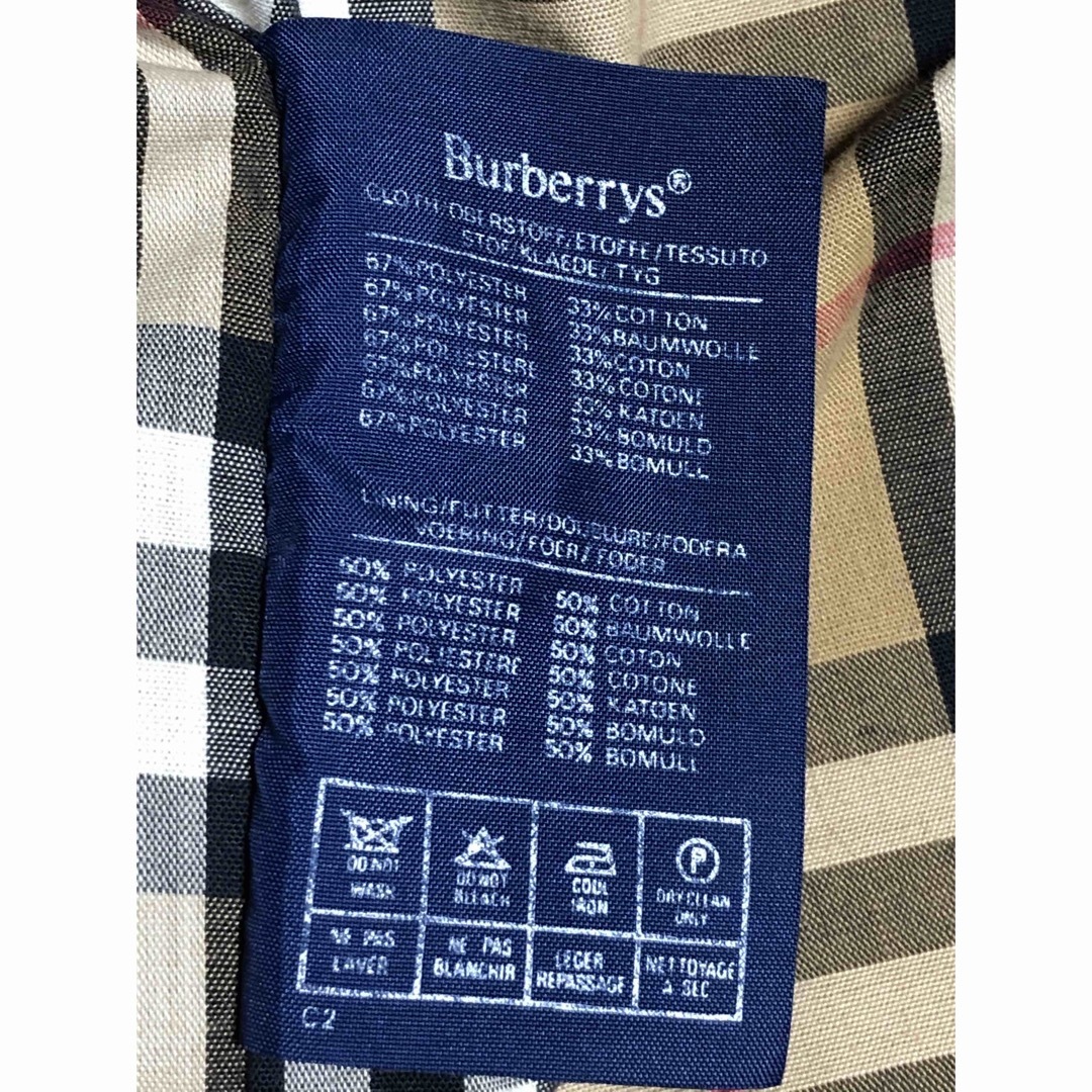 BURBERRY(バーバリー)のBURBERRYステンカラーコート英国製 メンズのジャケット/アウター(ステンカラーコート)の商品写真