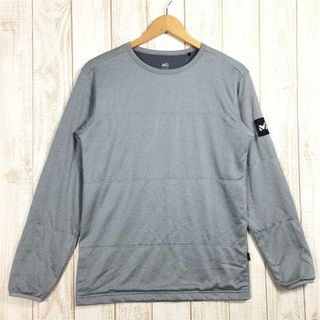 ミレー(MILLET)のMENs S  ミレー アルファ ライト スウェット クルー ALPHA LIGHT SWEAT CREW ポーラテックアルファ アクティブインサレーション プルオーバー セーター MILLET MIV01836 グレー系(その他)