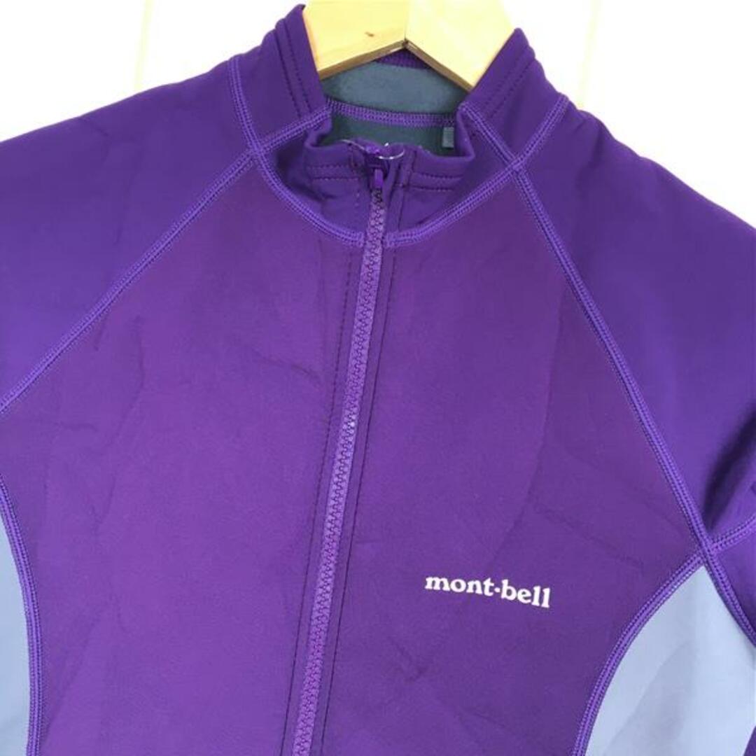 mont bell(モンベル)のWOMENs L  モンベル ライト クリマプレン フルジップシャツ シャワークライミング MONTBELL 1127397 パープル系 レディースのファッション小物(その他)の商品写真