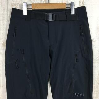 MENs 30  ラブ ディフェンダー パンツ Defendor Pants アルパイン ソフトシェル 冬期向け 保温 RAB QFU-27 ブラック系(その他)