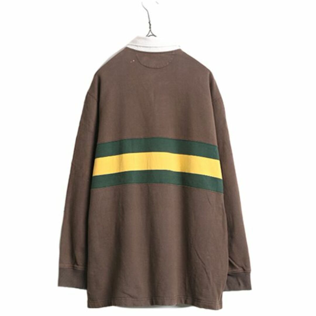 希少 古着 90\'s ラルフローレン ラガーシャツ スウェット 水色 ポニーなし 希少 古着 90\'s ラルフローレン ラガーシャツ スウェット 水色 ポニーなし