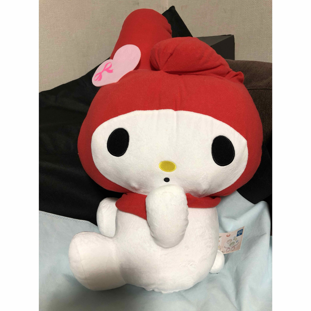 マイメロディ(マイメロディ)のタグ付き　SANRIO マイメロディ　超BIGぬいぐるみ エンタメ/ホビーのおもちゃ/ぬいぐるみ(ぬいぐるみ)の商品写真