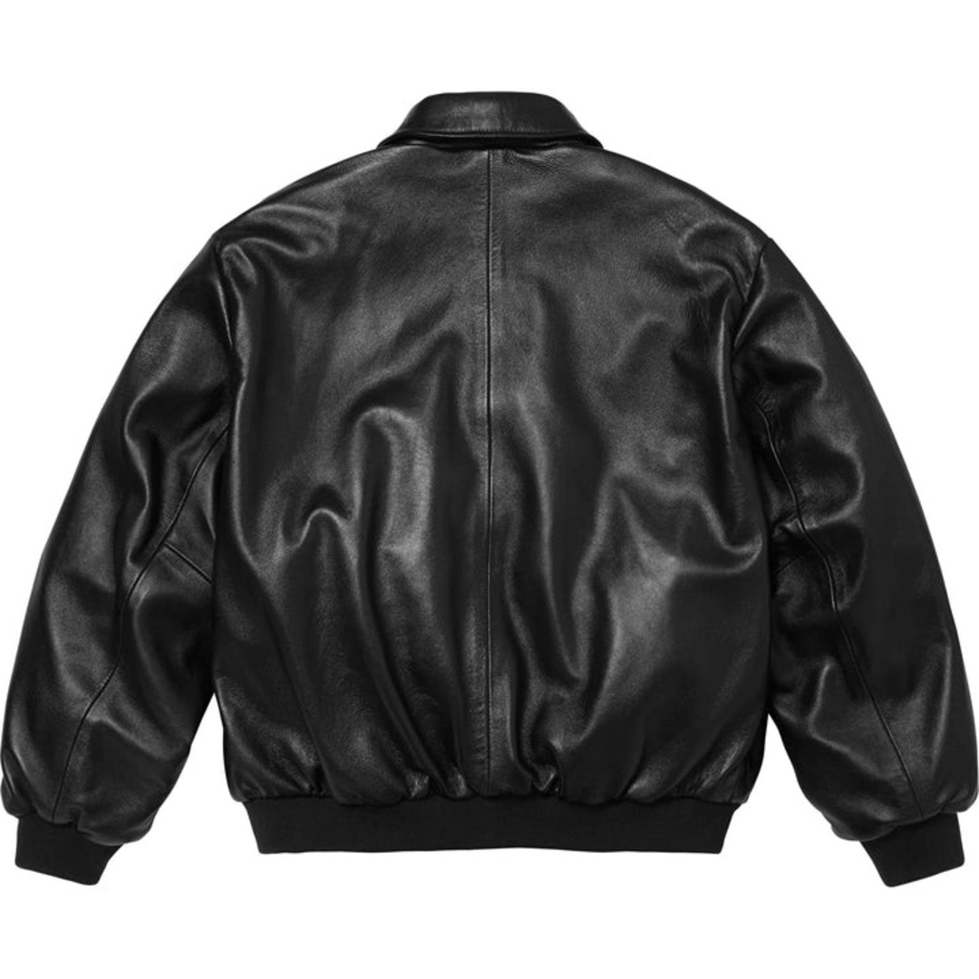 Supreme(シュプリーム)のSupreme Schott Hooded Leather Bomber XL メンズのジャケット/アウター(レザージャケット)の商品写真