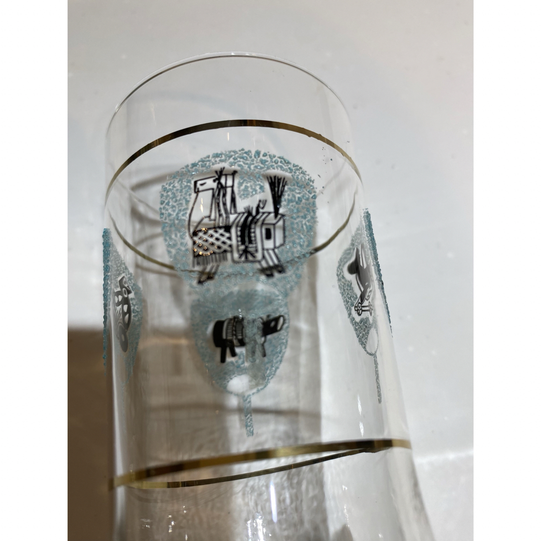 東洋佐々木ガラス(トウヨウササキガラス)の東洋ガラス　トーヨー　リファイン　タンブラー　6客セット　昭和　コップ　グラス インテリア/住まい/日用品のキッチン/食器(グラス/カップ)の商品写真