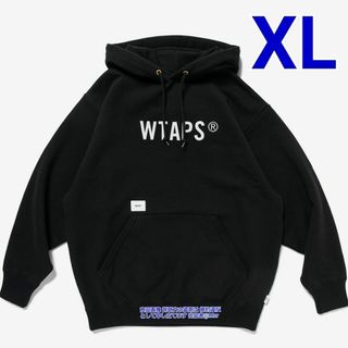 ダブルタップス(W)taps)のWTAPS SIGN HOODY 黒 XL パーカ ダブルタップス 新作(パーカー)