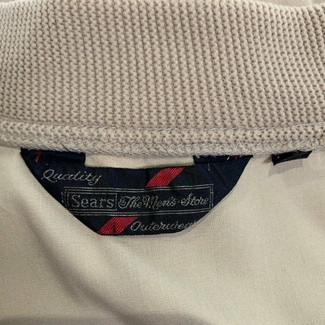 70's SEARS シアーズ ダービージャケット ベージュ TALONファスナー Size L メンズのジャケット/アウター(その他)の商品写真