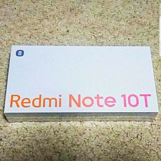 シャオミ(Xiaomi)の【新品】Xiaomi『Redmi Note 10T』黒（4GB/64GB）(スマートフォン本体)