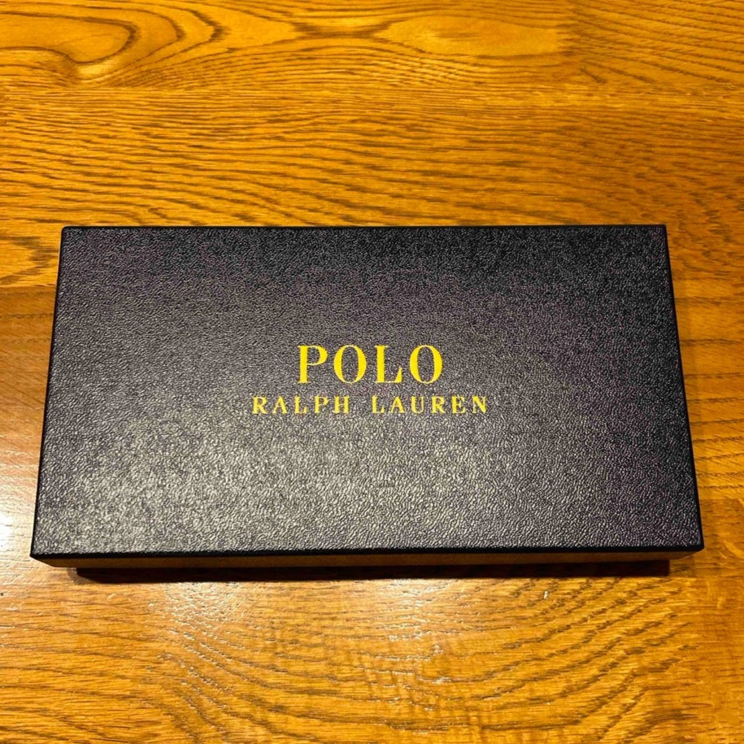 POLO RALPH LAUREN(ポロラルフローレン)のPOLO RALPH LAUREN 青レザー長財布 レディースのファッション小物(財布)の商品写真