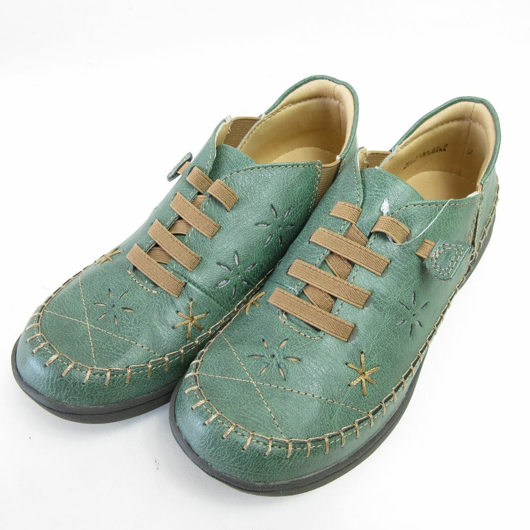新24.0CM♡楽々ゴム紐シューズ レディースの靴/シューズ(スニーカー)の商品写真