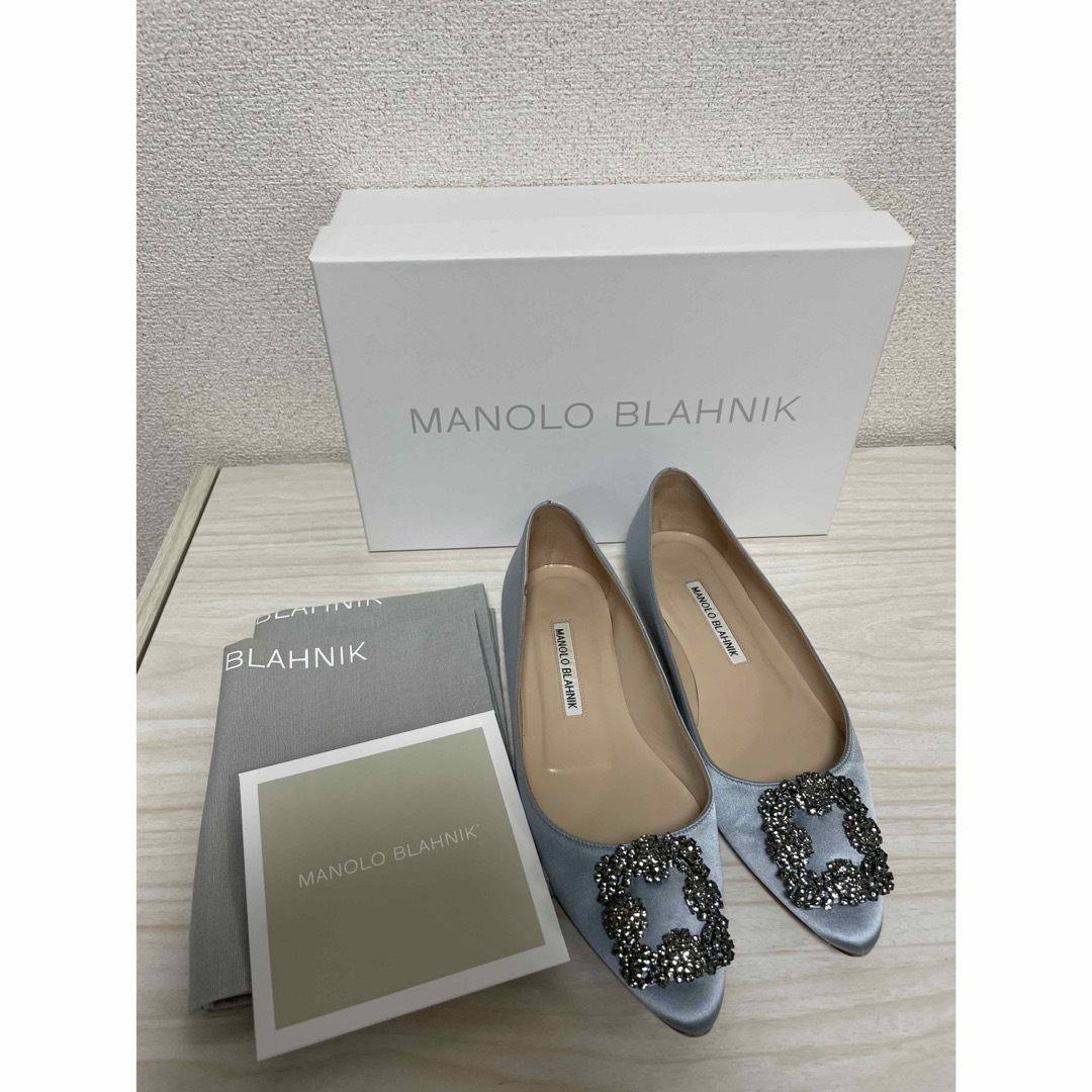 MANOLO BLAHNIK(マノロブラニク)のマノロブラニク　ハンギシ　フラット36.5  レディースの靴/シューズ(バレエシューズ)の商品写真