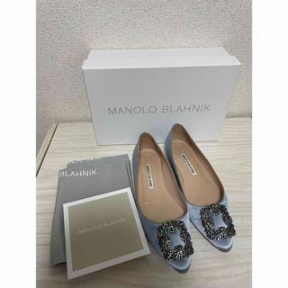 マノロブラニク(MANOLO BLAHNIK)のマノロブラニク　ハンギシ　フラット36.5 (バレエシューズ)