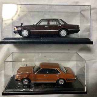 日産セドリック 430型 4ドアハードトップ、4ドアセダン　1/43 アシェット(ミニカー)