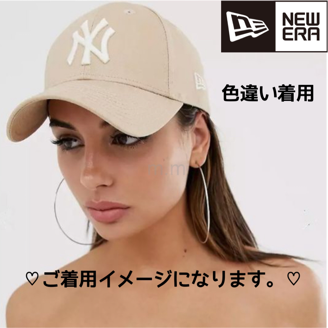 NEW ERA(ニューエラー)のニューエラ キャップ 帽子 レディース 9FORTY オフホワイト アイボリー レディースの帽子(キャップ)の商品写真